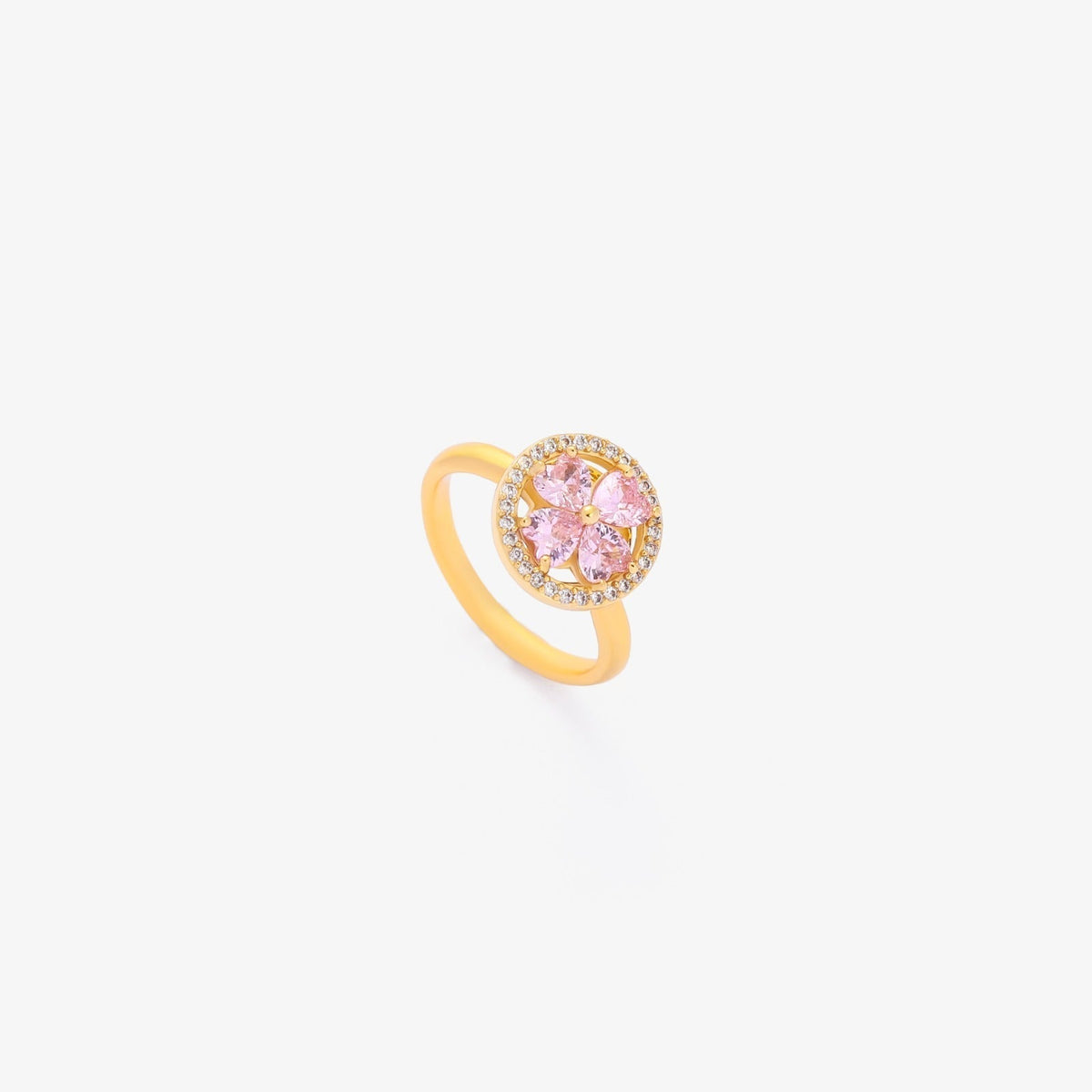 Rose Cœur Bloom Bague Tournante | Or
