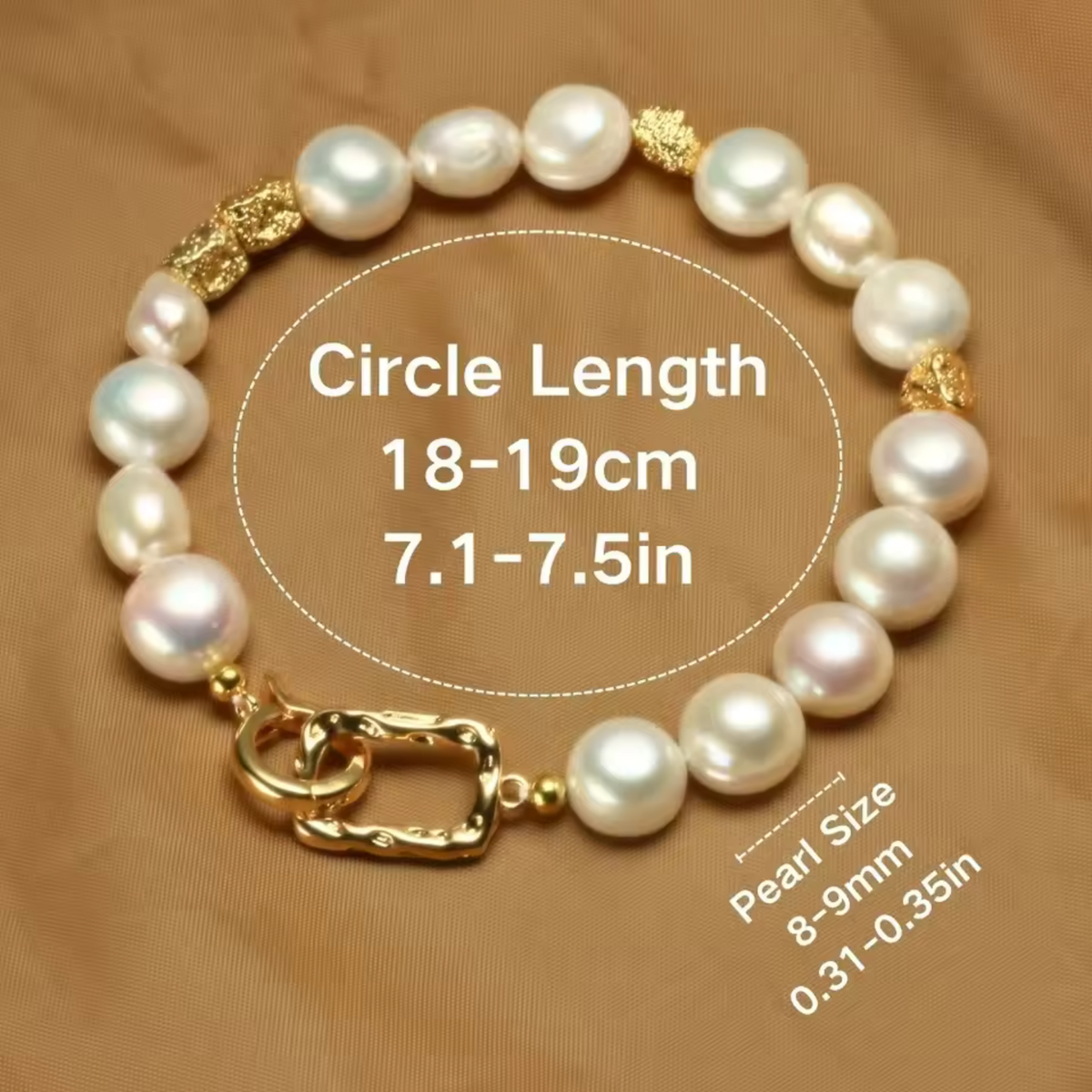 Freshwater Baroque Perles Bracelet