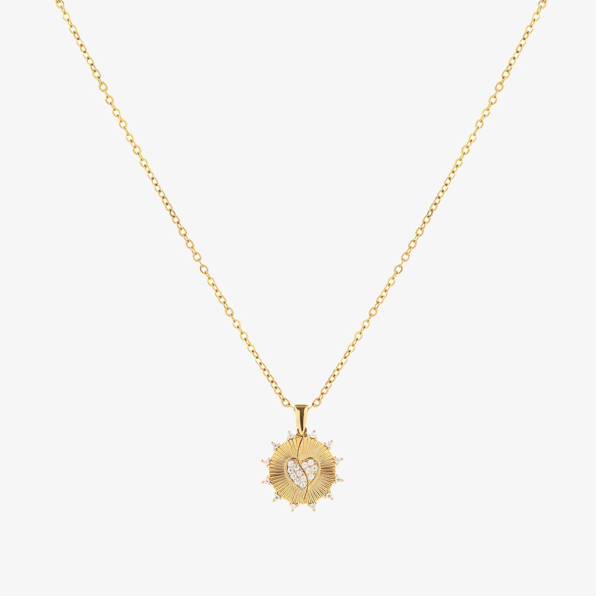 Sunray Amour Collier | Or