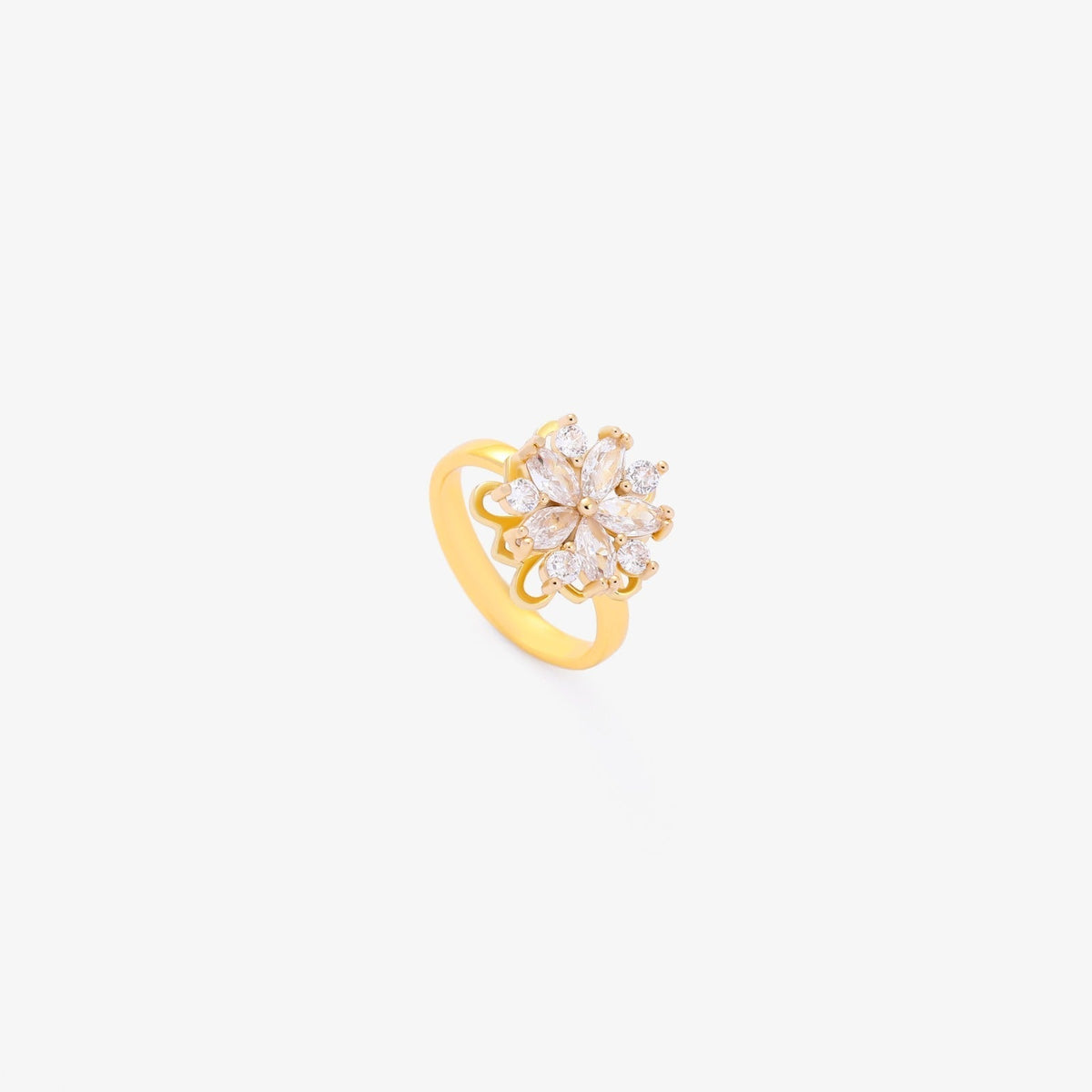 Flora Accent Bague Tournante | Or